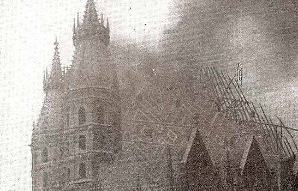 Schönborn zu 80 Jahre Dombrand: 'Leben ist stärker als Tod' / Dombauhütte Wien Schönborn zu 80 Jahre Dombrand: 'Leben ist stärker als Tod'