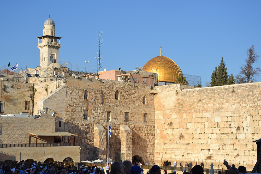 Jerusalem: Klagemauer und Felsendom / Paul Wuthe / Kathpress Ökumenischer Rat: Gewalt im Heiligen Land kein Naturgesetz