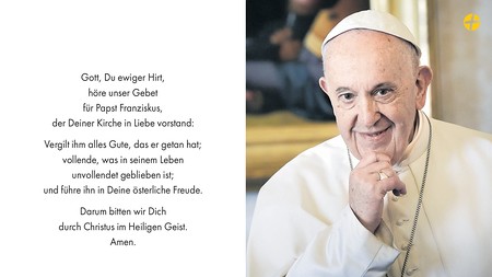 Liturgische Trauerbehelfe und Gedenken an Franziskus in den Diözesen
