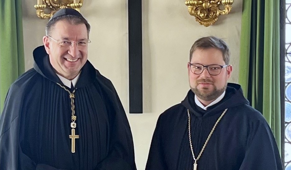 Korbinian Birnbacher undd der neue Erzabt Jakob Auer / Erzabtei St. Peter, Salzburg Birnbacher: Abtwahl war keine Palastrevolution, sondern Sternstunde