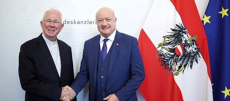 Wien: Erzbischof Lackner trifft Bundeskanzler Stocker